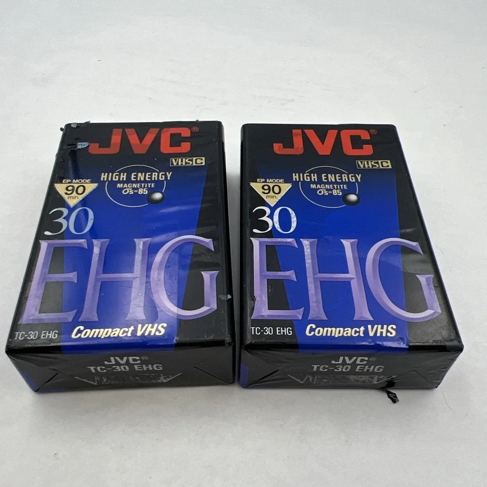 JVS EHG 30 Compact‎ VHS Tape 90 min EP Mode factory Sealed